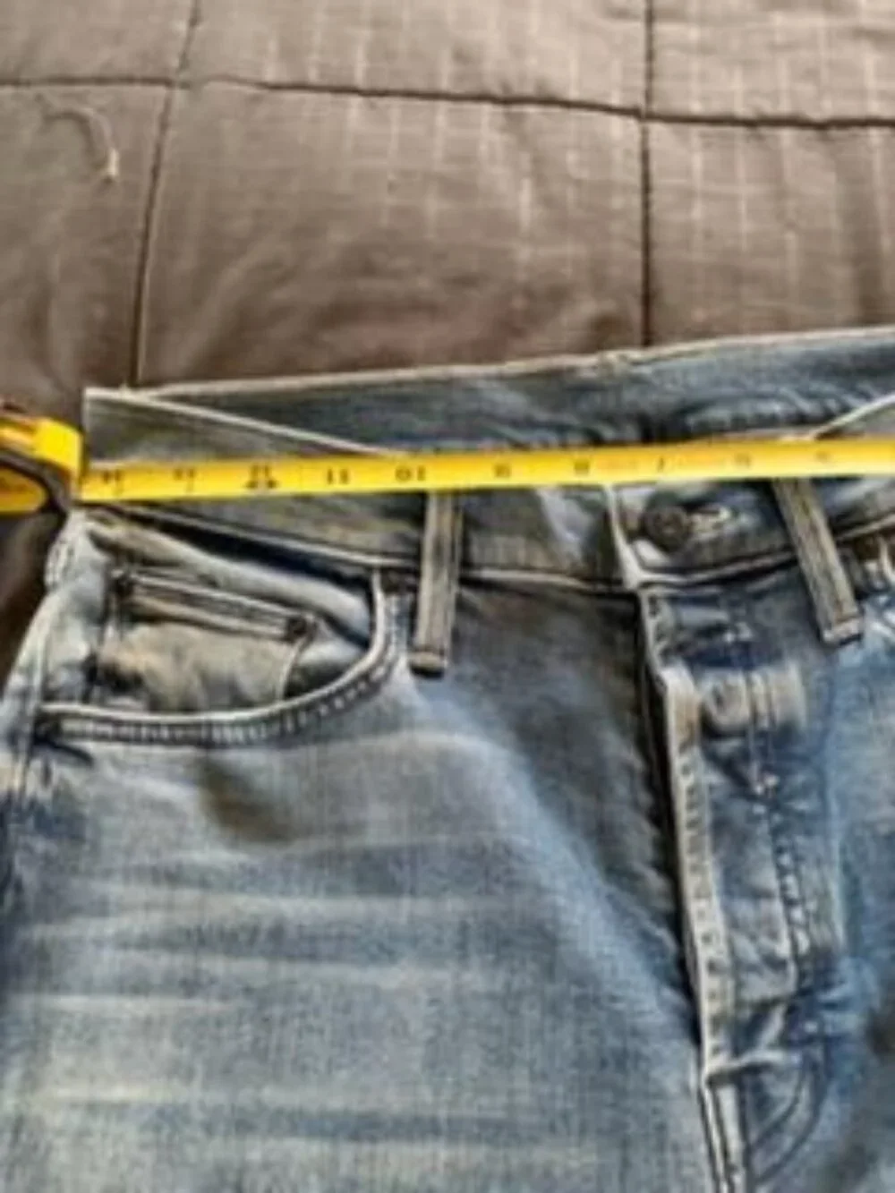 Mother wide legged frayed hem button fly jeans - Picture 6 of 12